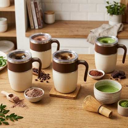 Taza Mezcladora Magnética — Mezcla Perfecta en 1 Toque